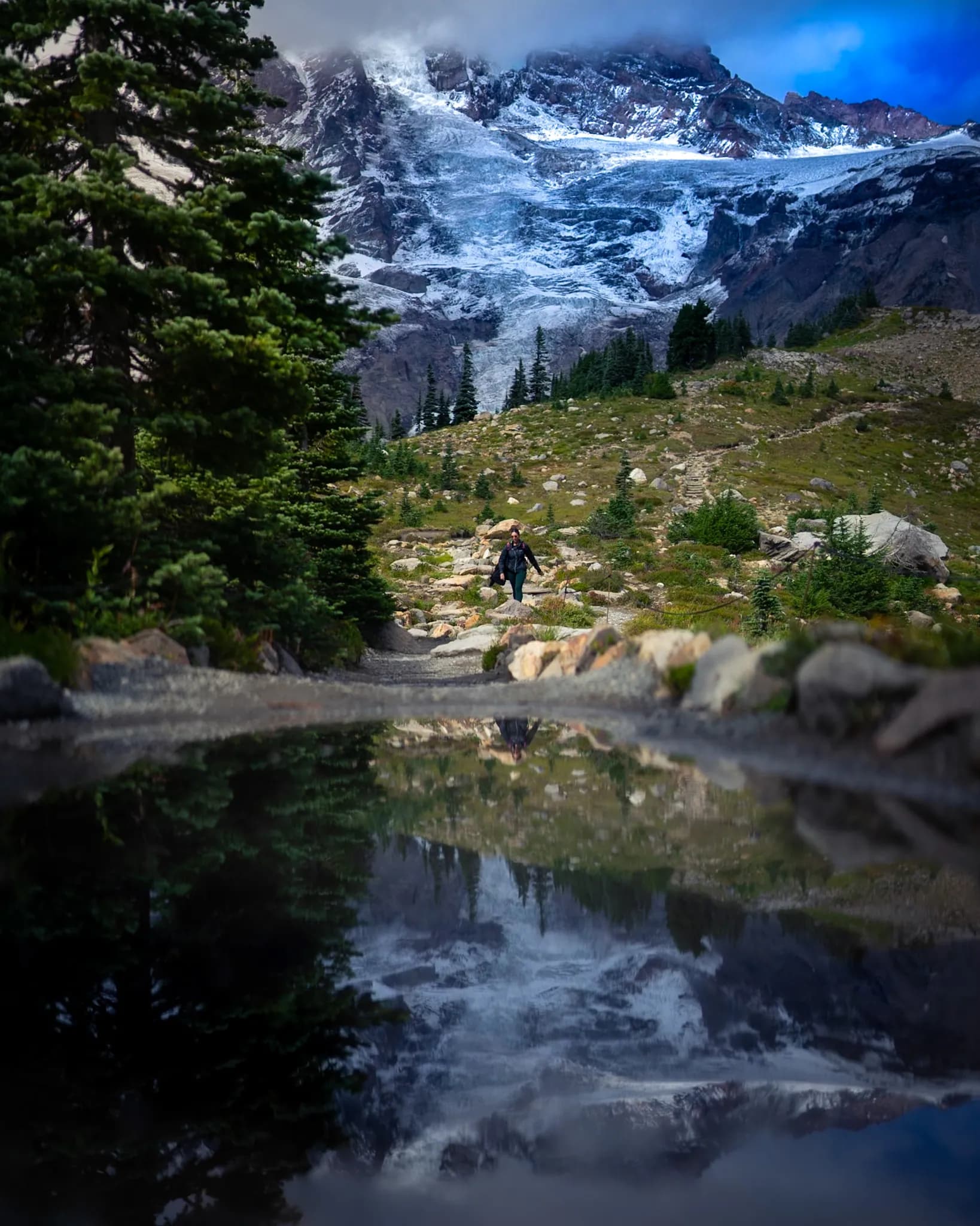 An alpine landscape near Seattle
